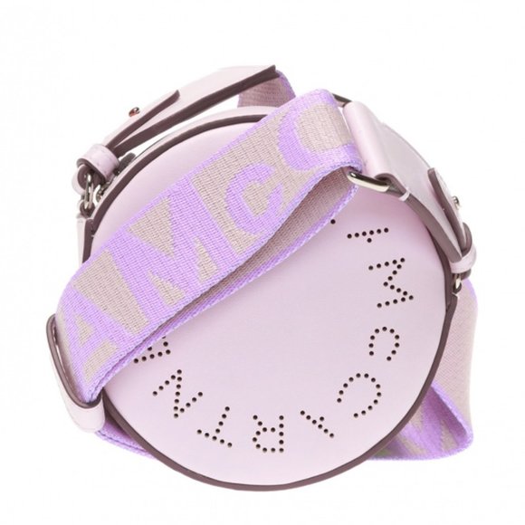Stella McCartney Handbags - Stella McCartney Purple Round Logo Bag RARE